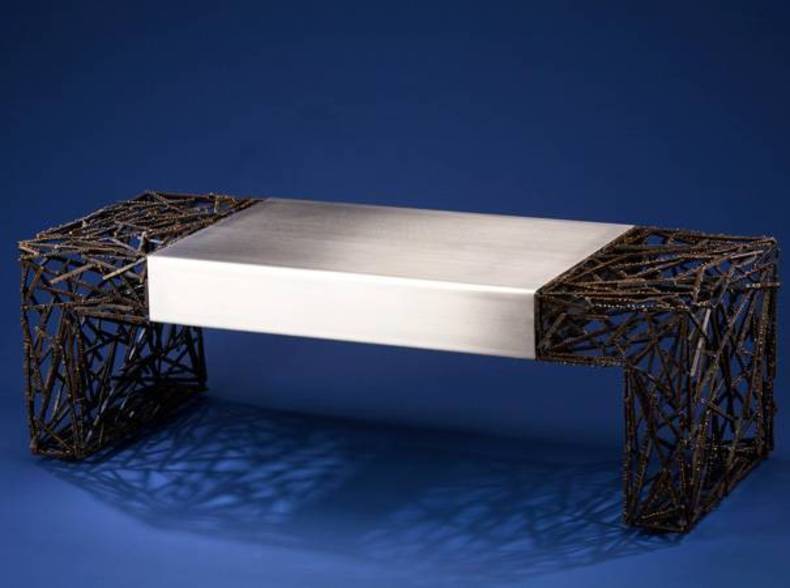 Cool Two-Faced Coffee Table by Dan McCabe