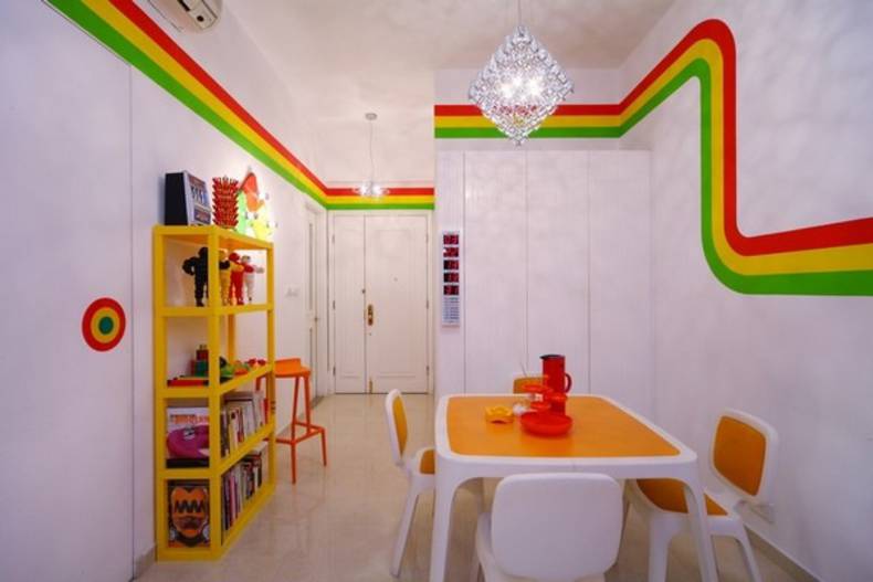 Brightness and Creativity: Rainbow House by Moderne
