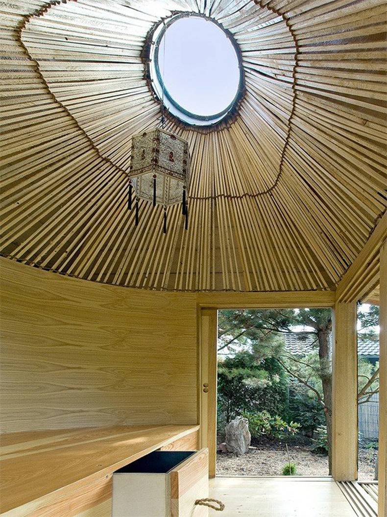Interesting Hat Tea House by A1 Architects