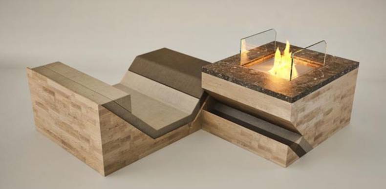 Three Absolutely Different Stylish Fireplace Designs by Flying Cavalries