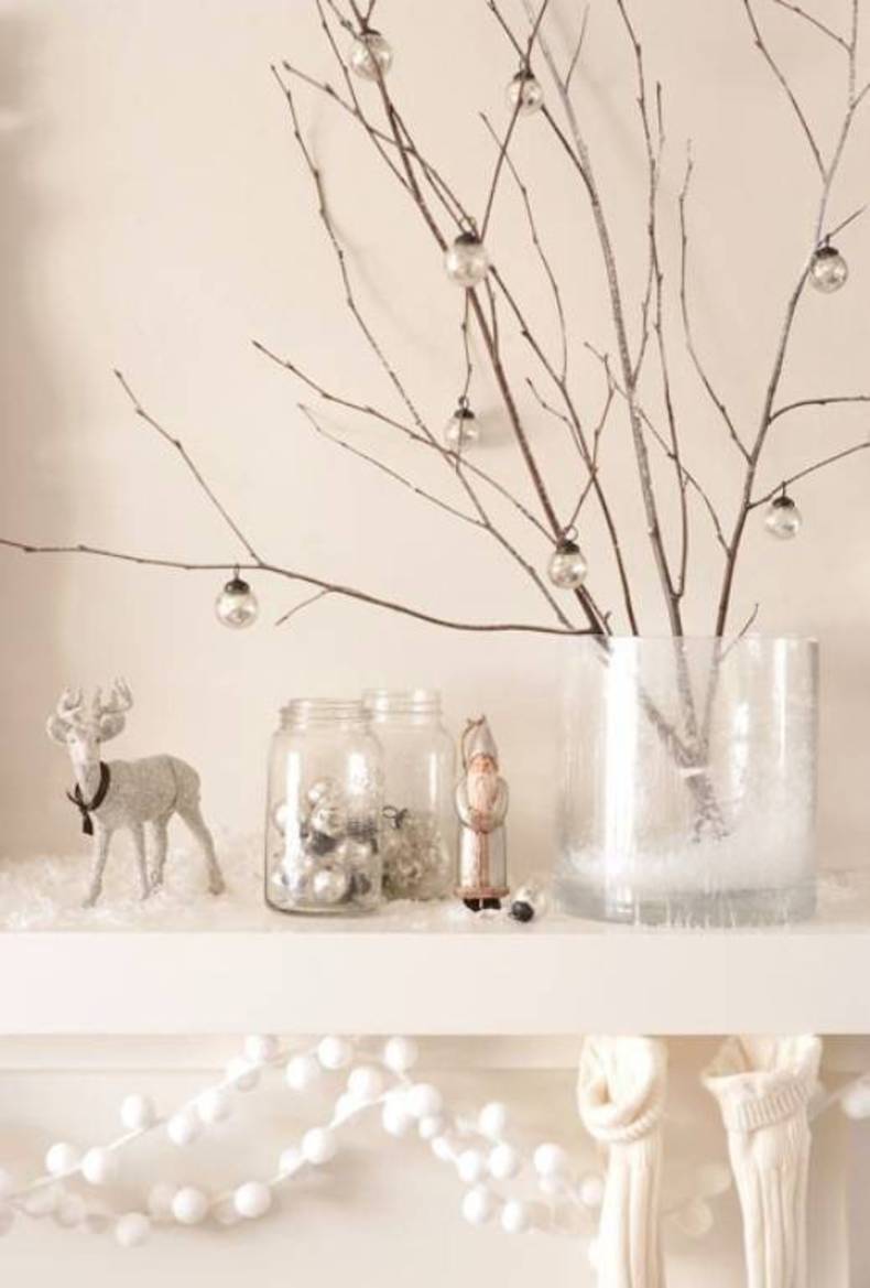 White Christmas Decor to create a snowy fairytale