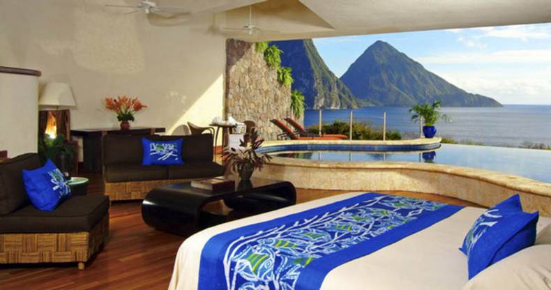 Luxury Jade Mountain Resort in St. Lucia