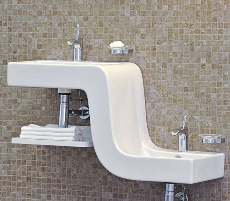 Two-level Double Sink by VitrA