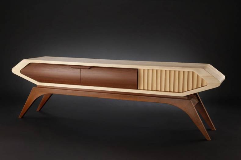 Highly stylized custom furniture by Jory Brigham