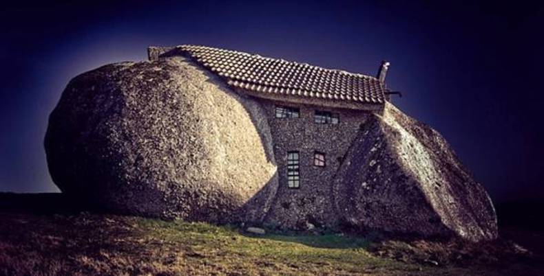 Unusual Stone House in Portugal
