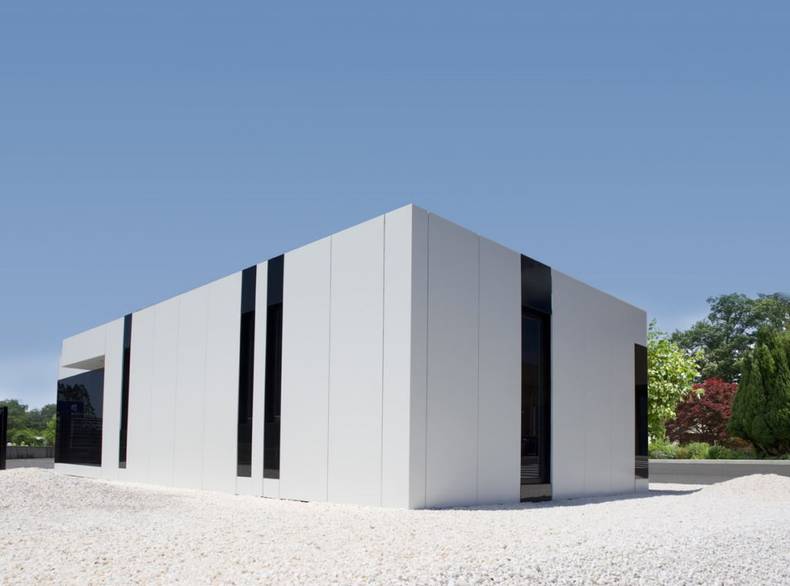 Contemporary Modular Black and White Houses by A-Cero