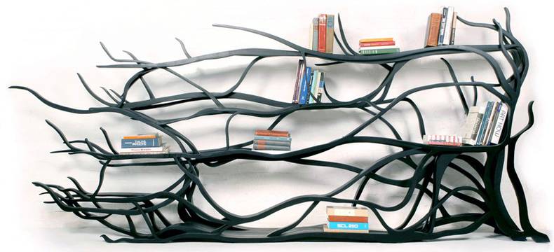 Metamorphosis - Tree Bookshelf by Sebastian Errazuriz