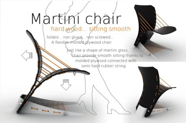 In the World of Cocktails: Martini Chair by Zoran Svraka