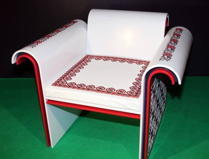 Ukrainian Motives: Corian furniture collection by Yaroslav Galant