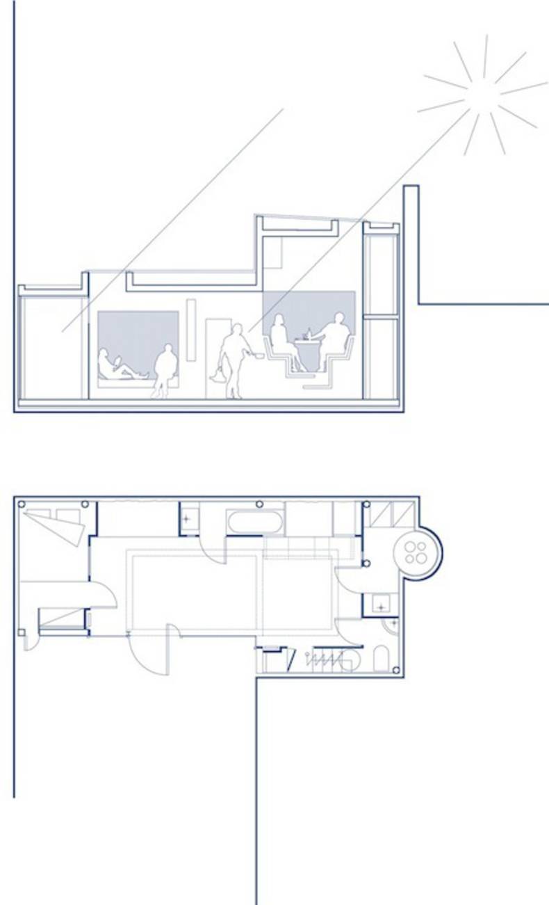 The St. Louis House by Christian Pottgiesser: the Design Idea for Small Spaces