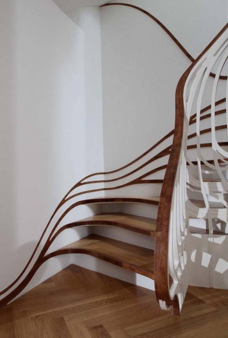 Asymmetrical Breathtaking Staircases by Alex Haw of Atmos
