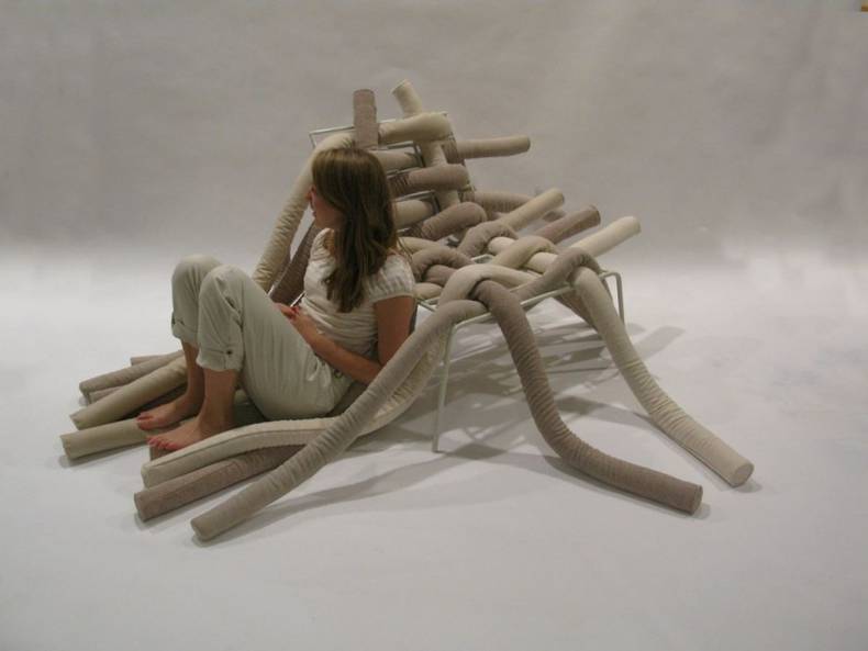The TubeMe Chair by Ellinor Ericsson: Create Your Own Cozy Nest