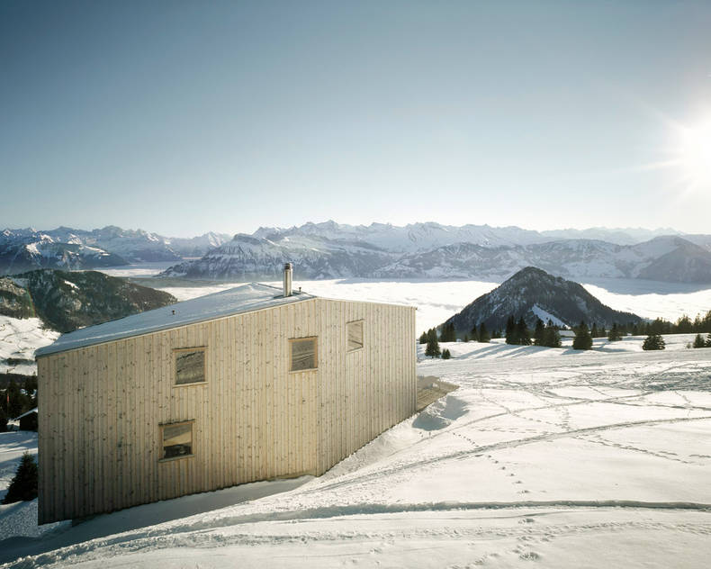 Winter House in the Alps by AFGH Architects