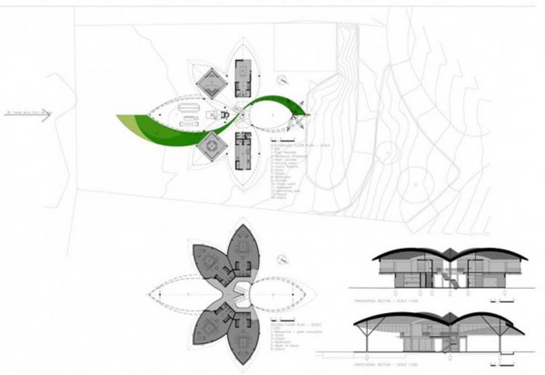 Beautiful Flower House by Mareines + Patalano Arquitetura