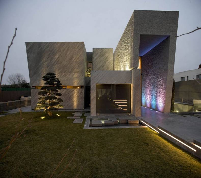 Concrete Clad Exterior: Open Box House by A-cero