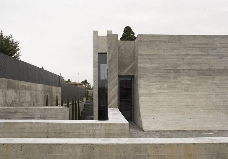 Concrete Clad Exterior: Open Box House by A-cero