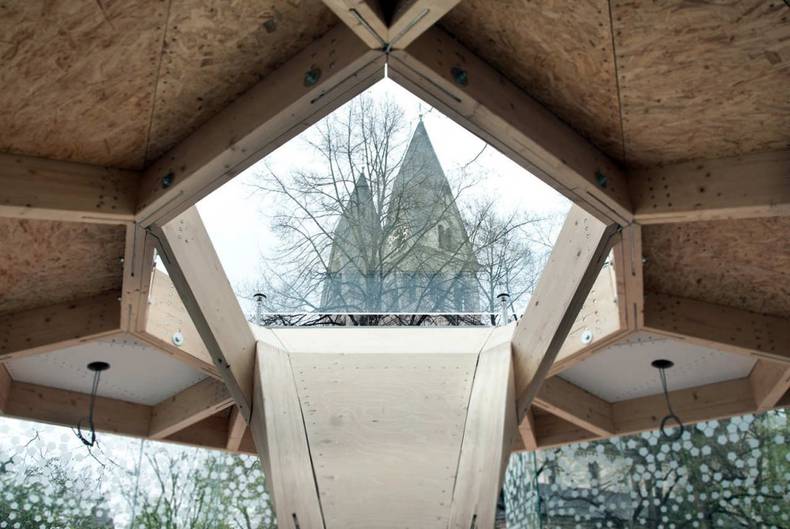 Treehugger Pavilion by Holger Hoffmann, One Fine Day