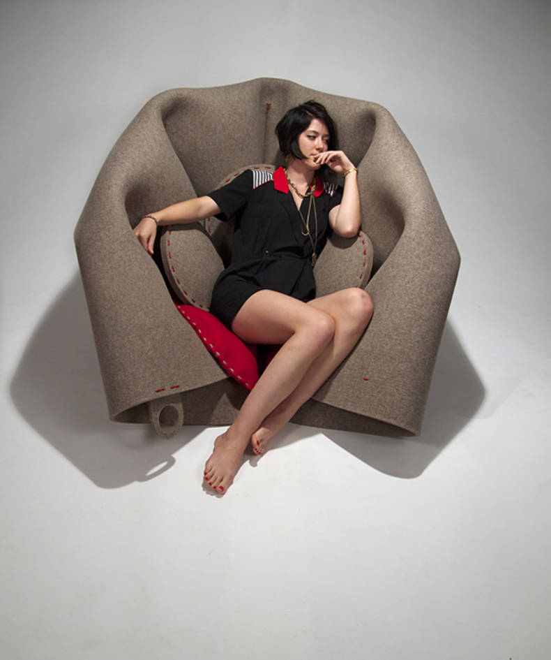Chair for Hiding and Relaxing by Freyja Sewell
