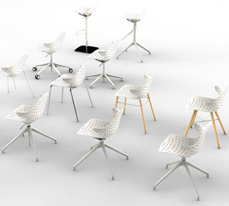 Modular System "Unica" for Assembling a Chair to your Taste