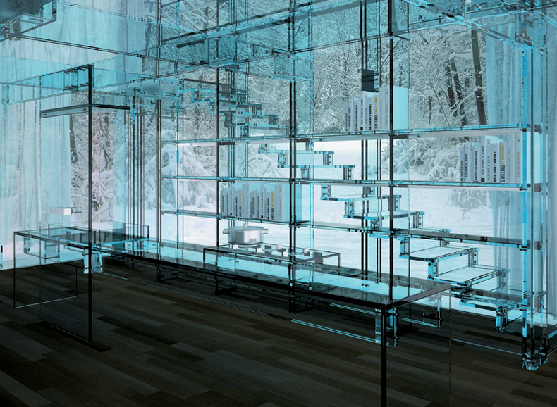 Fantastic Glass Houses by Carlo Santambrogio and Ennio Arosio