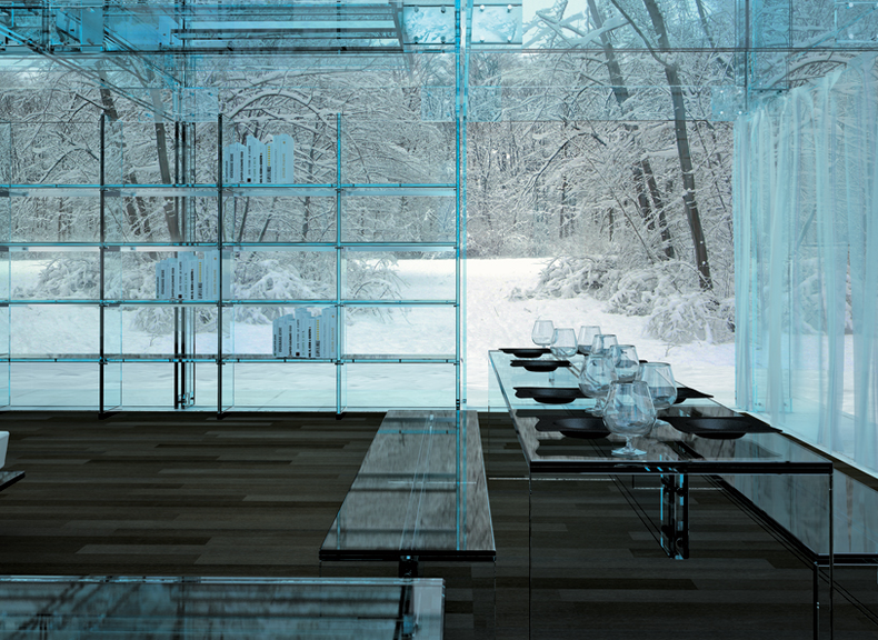 Fantastic Glass Houses by Carlo Santambrogio and Ennio Arosio