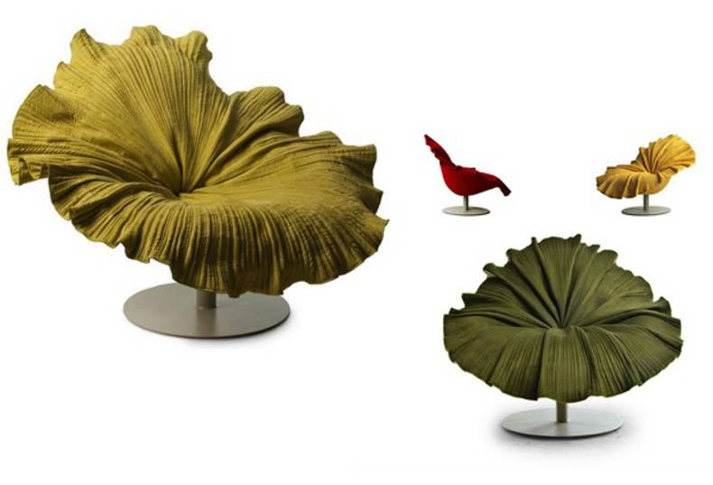 Hibiscus Flower Bloom Chair by Kenneth Cobonpue
