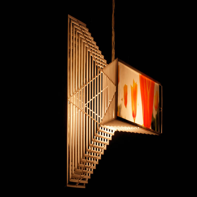 Photo Frame and Lamp in one Project - Splite - by Jaakko van 't Spijker