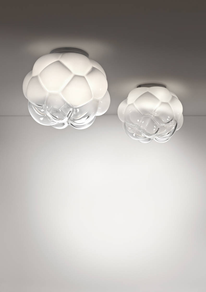 Cloudy Lamp of Gradient Glass by Mathieu Lehanneur