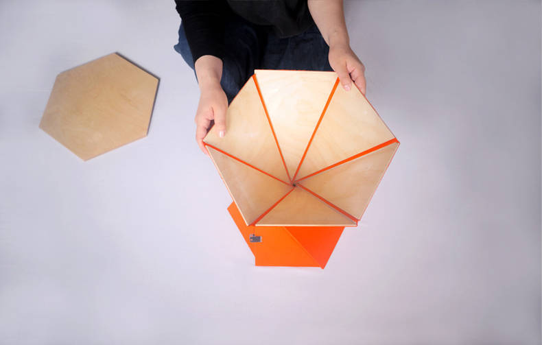 Folding and Unfolding Furniture by Ying Zhang and Ida Thonsgaard