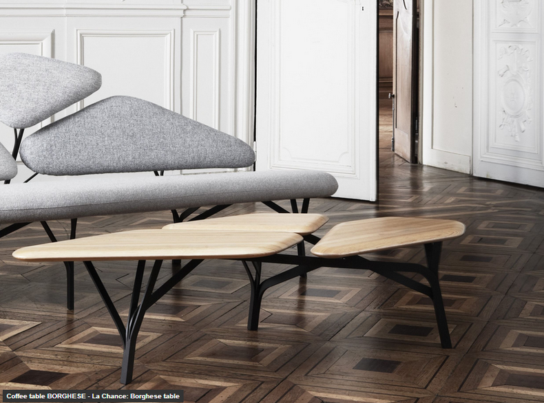 Comfortable and Stylish Sofa Plus Coffee Table by La Chance